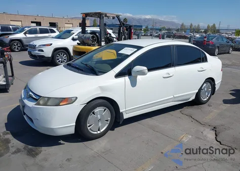 2008 Honda Civic Hybrid from USA, damaged, VIN JHMFA36248S020476